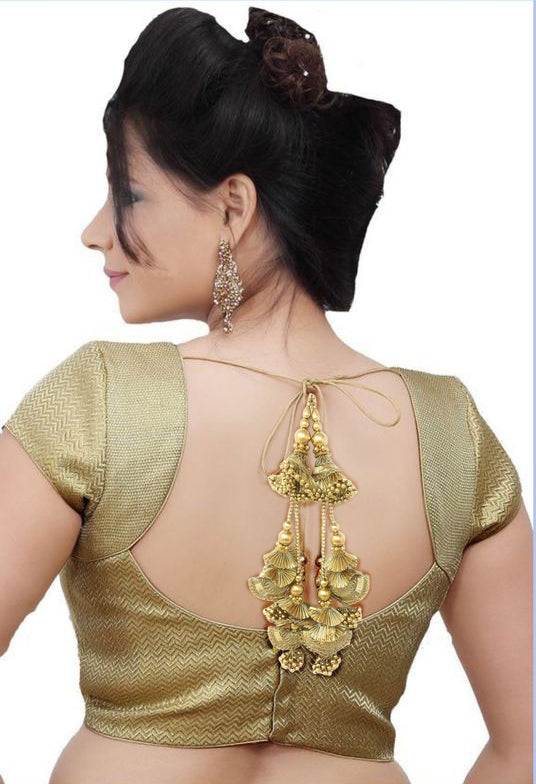 Gold Latkan For Lehenga Gold - Set of 2