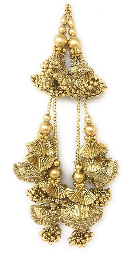 Gold Latkan For Lehenga Gold - Set of 2