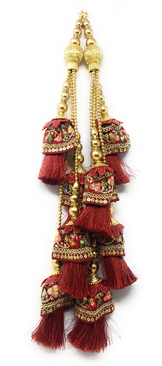 tassels on lehenga