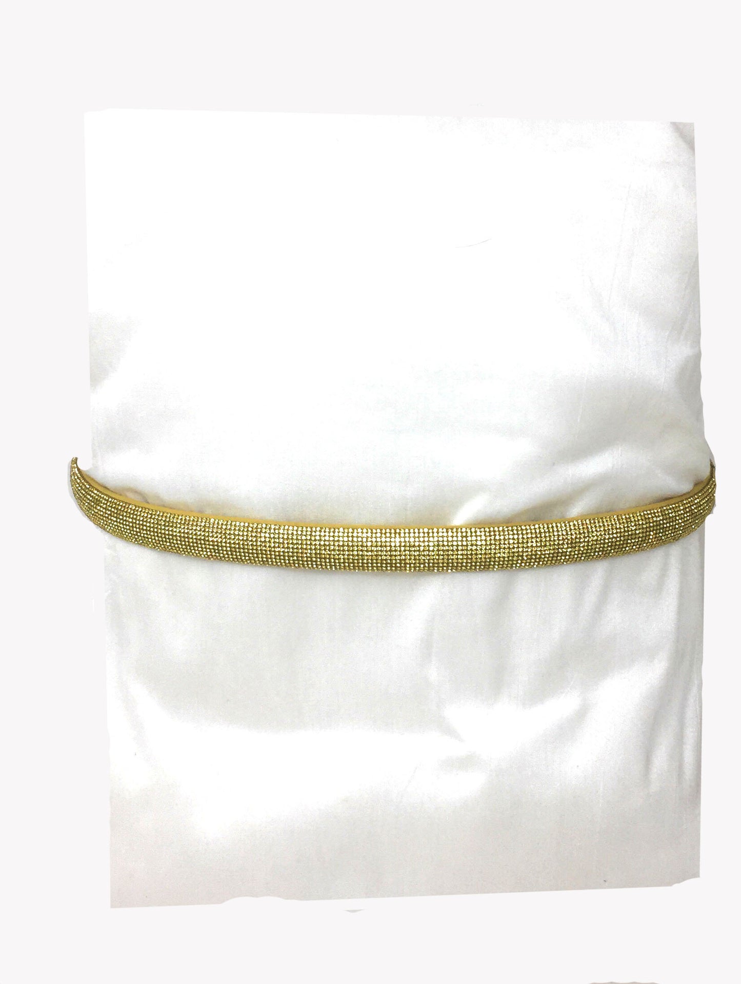 Buy LUKSOFT Women's Stylish Waist Plain Golden Belt For Saree & Gown Pack  of 1 at