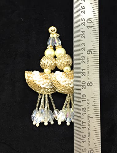 Amazon.com: Indian Latkan Hanging for Blouse Lehenga, Saree, Fancy Tassel  for Bag Design Set of 2 Pitch 3AU9 : Handmade Products