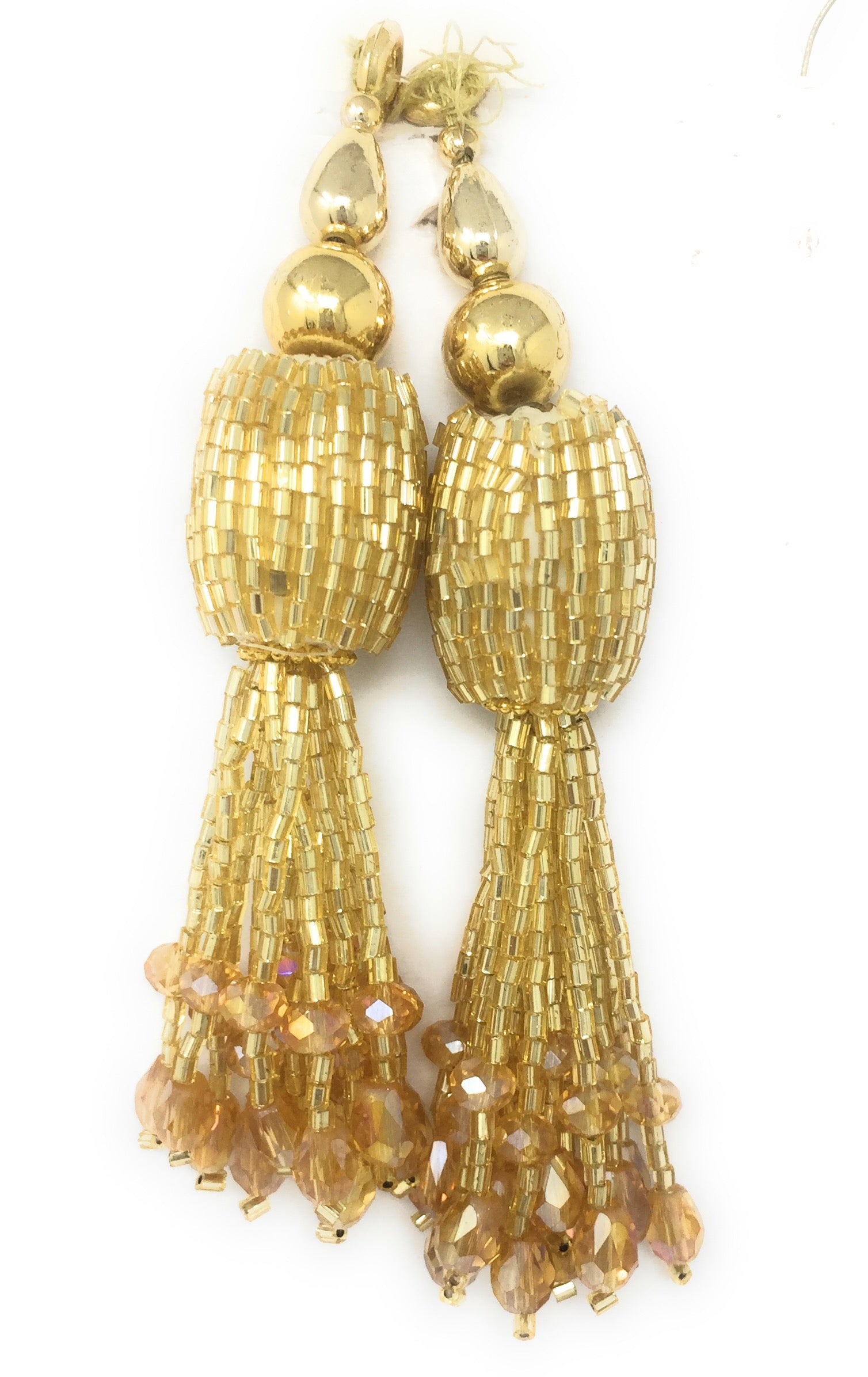 Gold latkan lehenga ka, Crystal Work - Set of 2 | Buy Online | Inhika.com