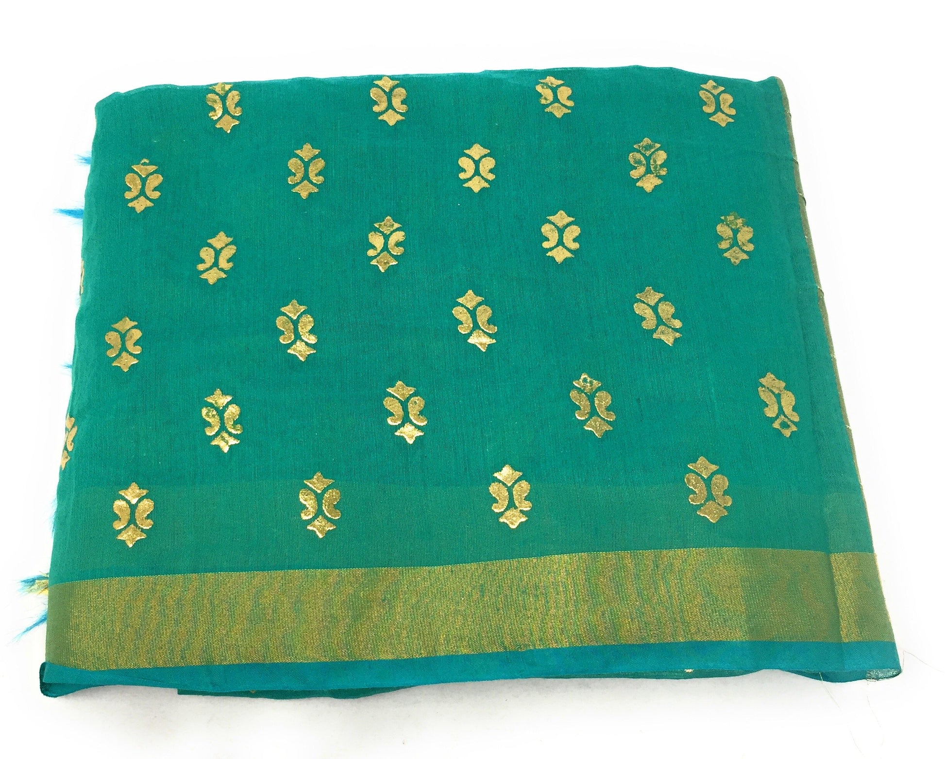 green-gold-print-dupatta-in-chanderi-fabric