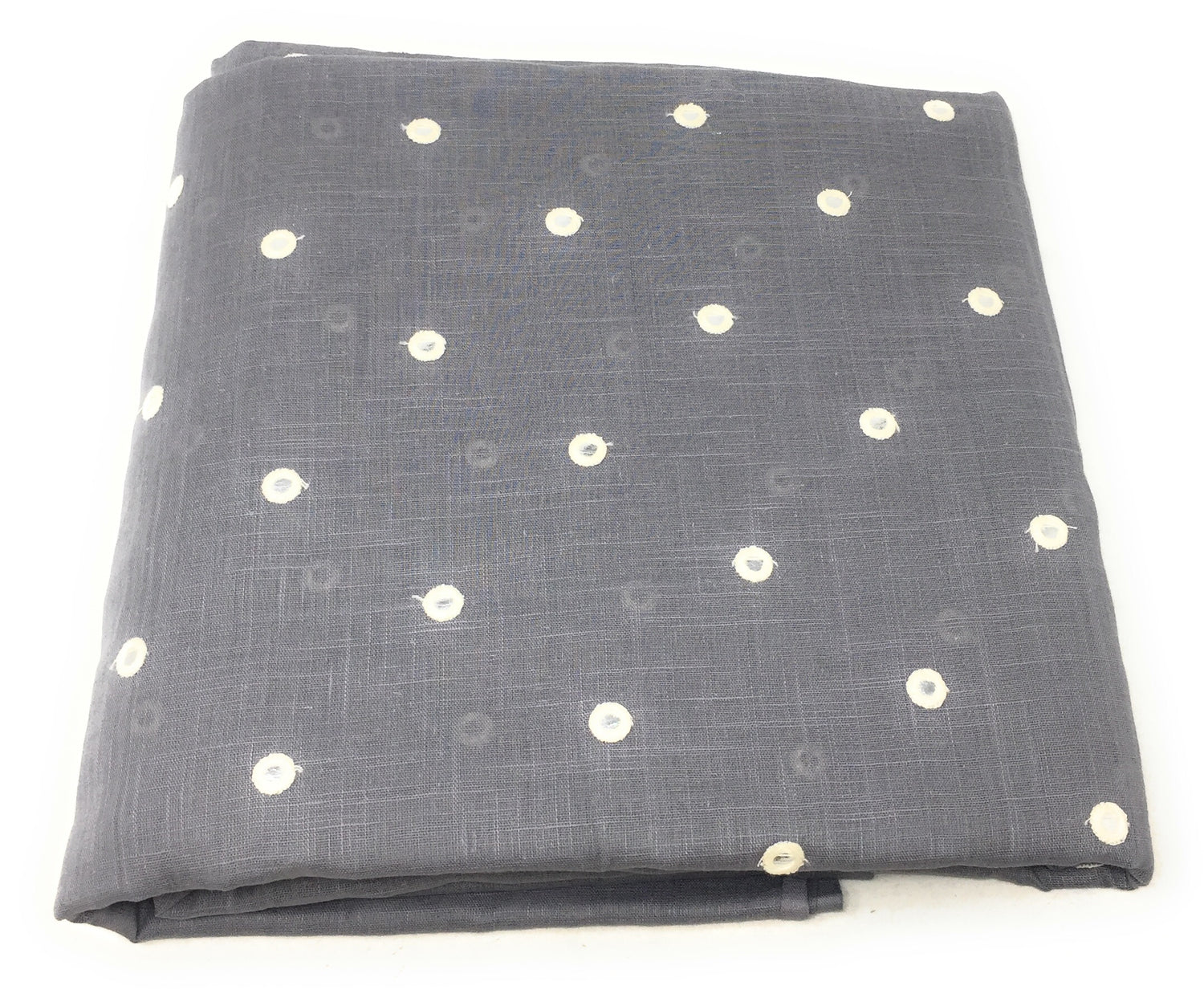 Mirror Work Cloth In Pure Cotton In Grey - By the Yard | By Meter ...