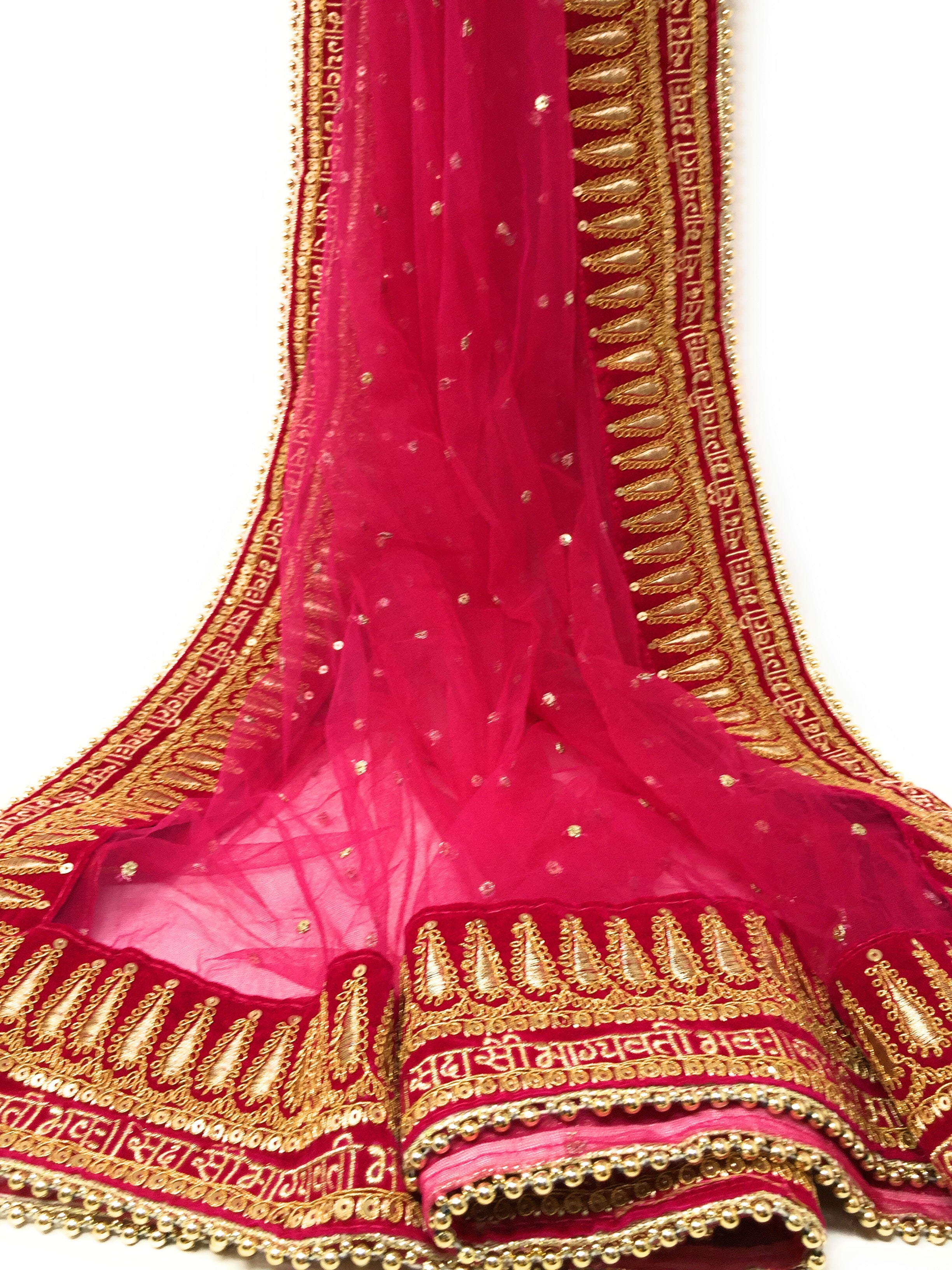 Heavy dupatta outlet design