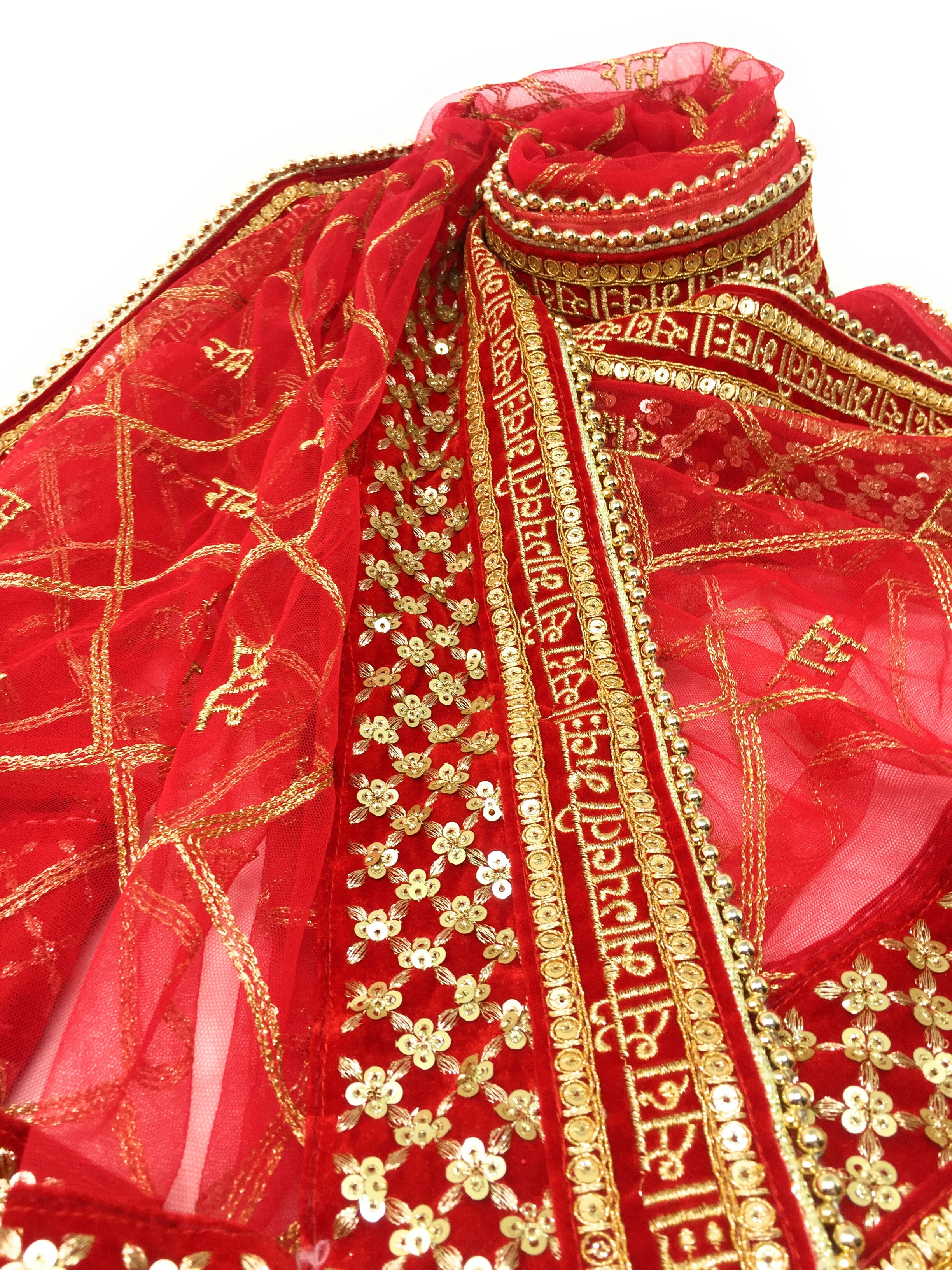 Bridal Chunri Buy online Get Red Bridal Chunri at best price